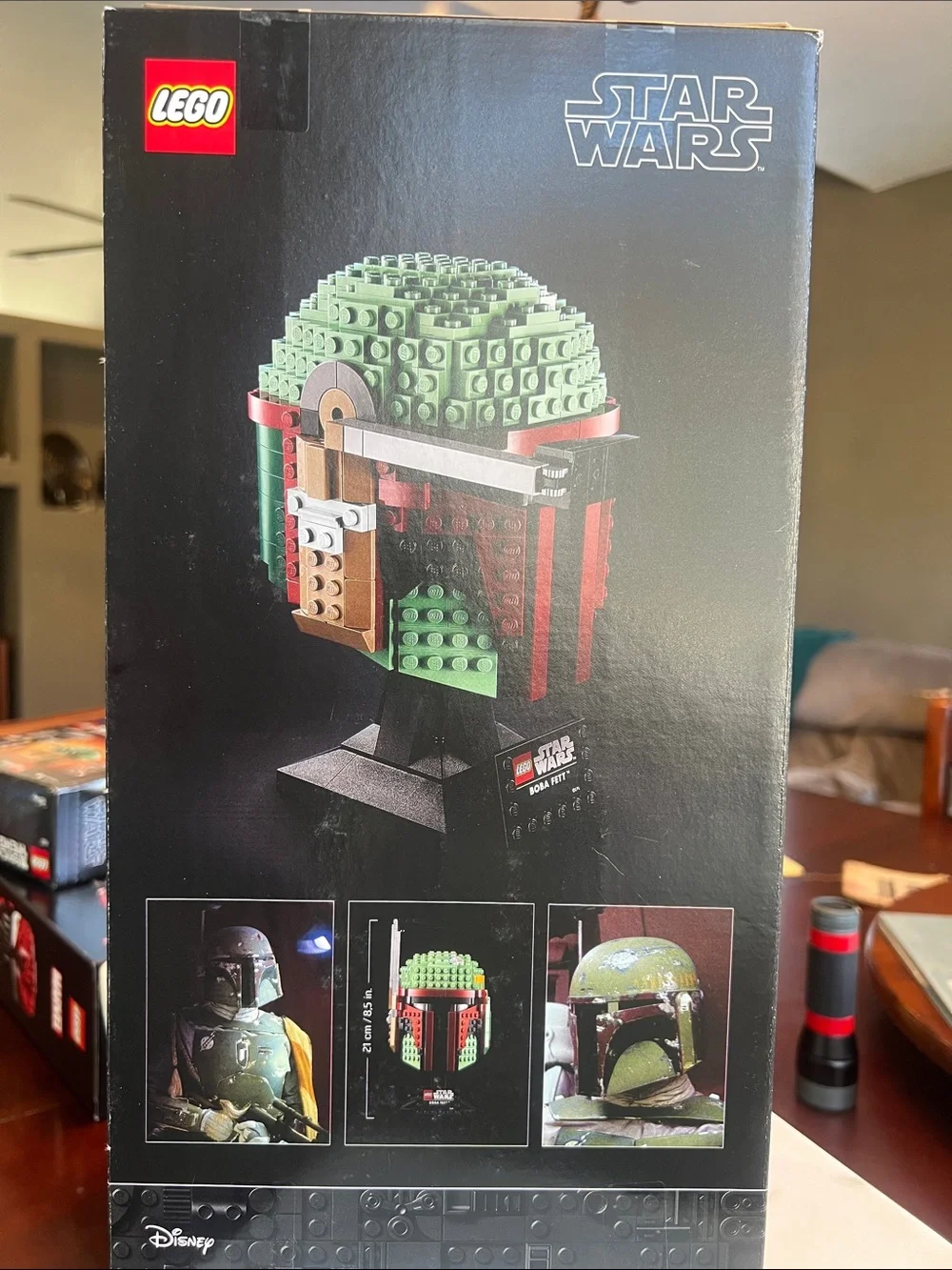 Star Wars Boba Fett Brick Helmet by Star Wars - Green, Red, Black